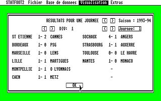 Statfoot atari screenshot